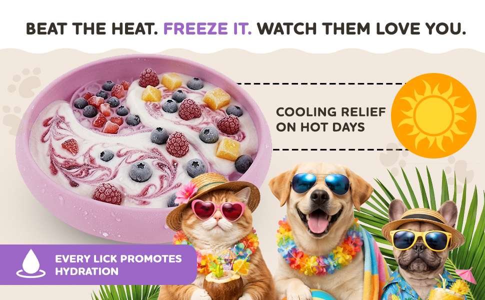 Freeze your pet's meal for longer lasting entertainment โ suitable for cold weather and outdoor use